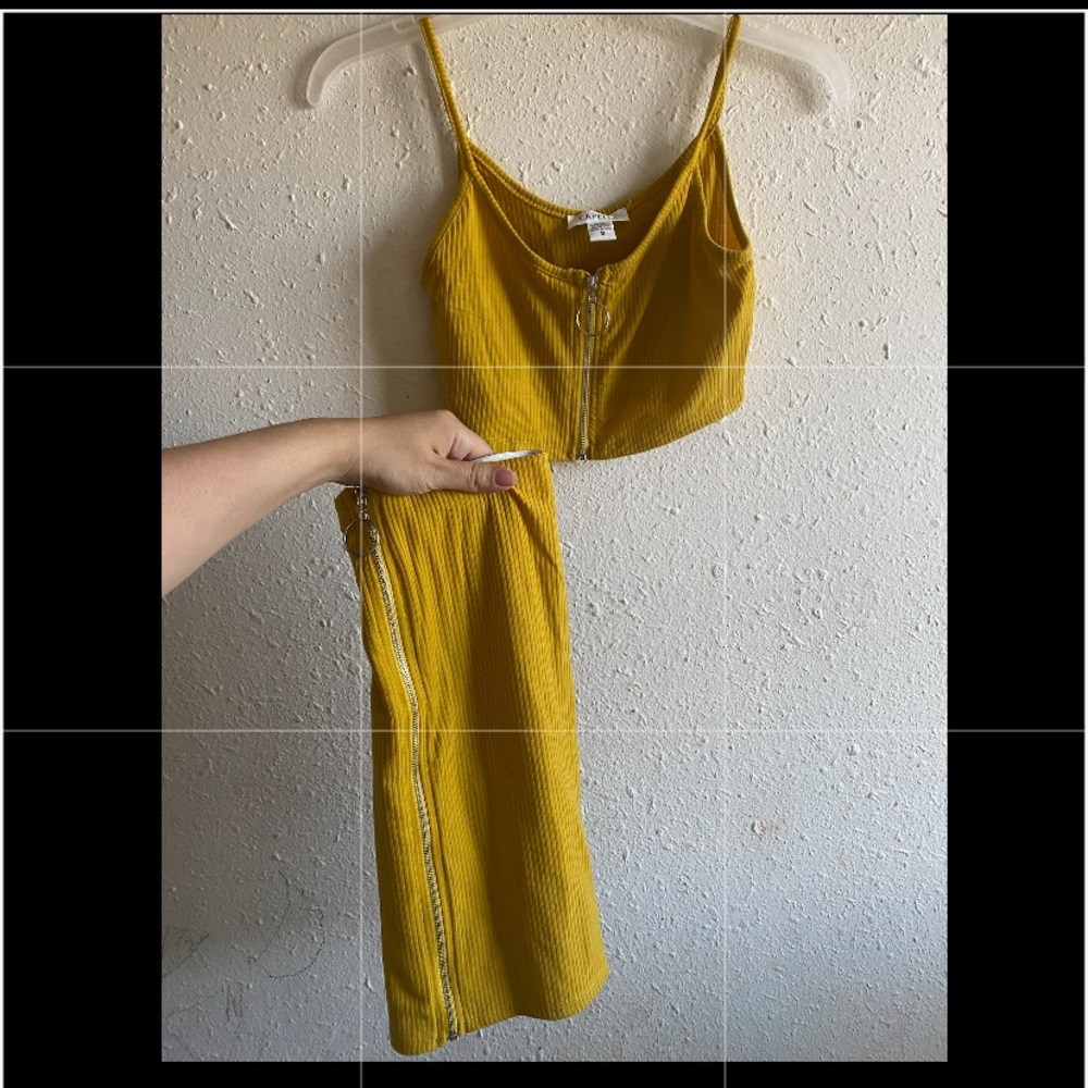 Crop top set